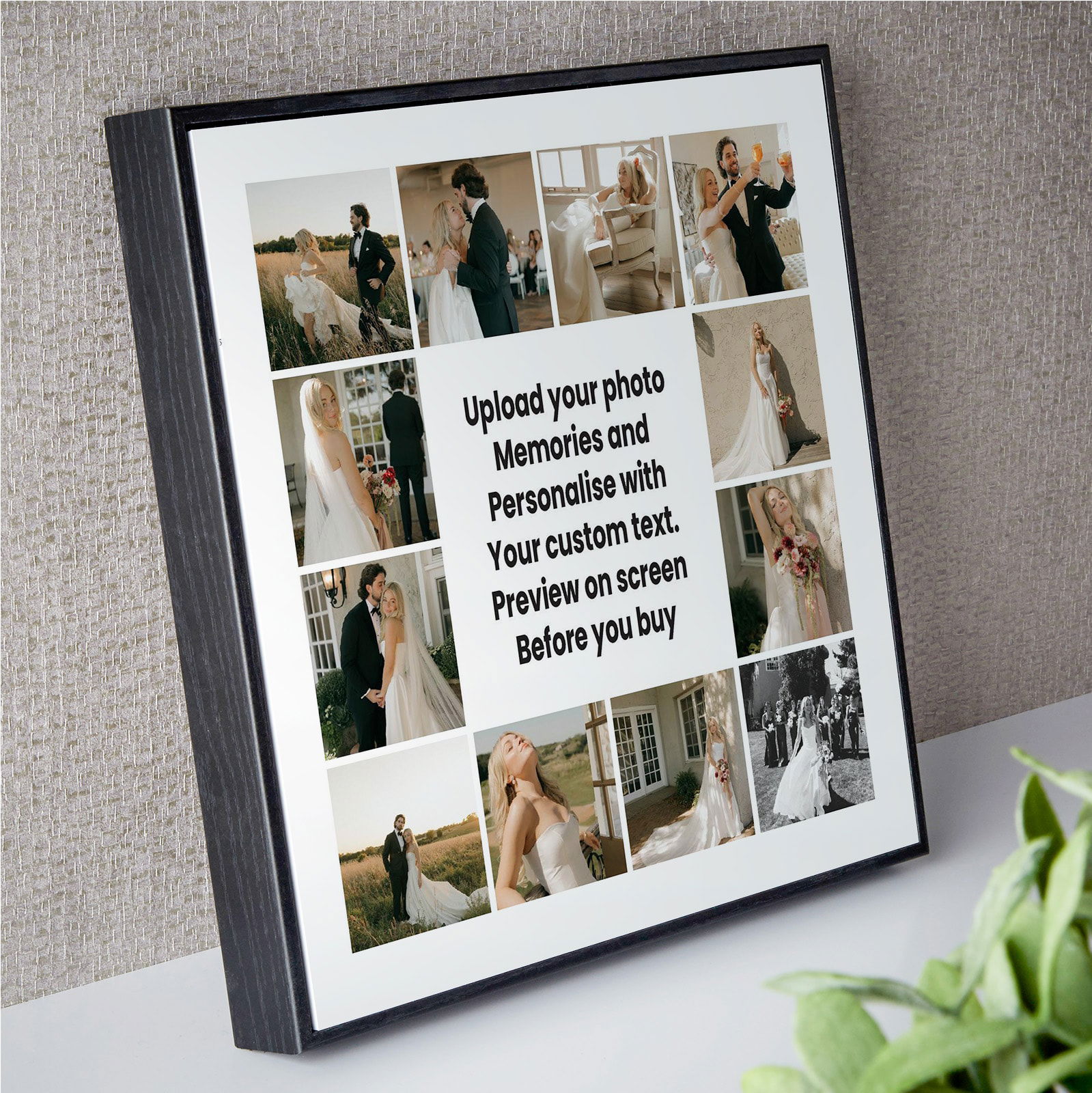 wedding anniversary photo gift custom print