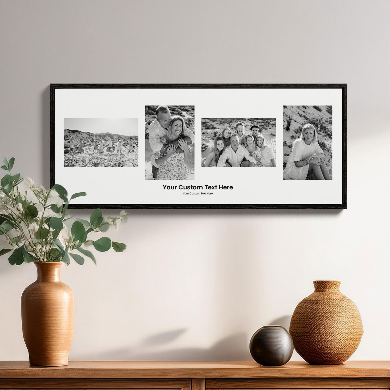photo picture with custom text box frame 4 images