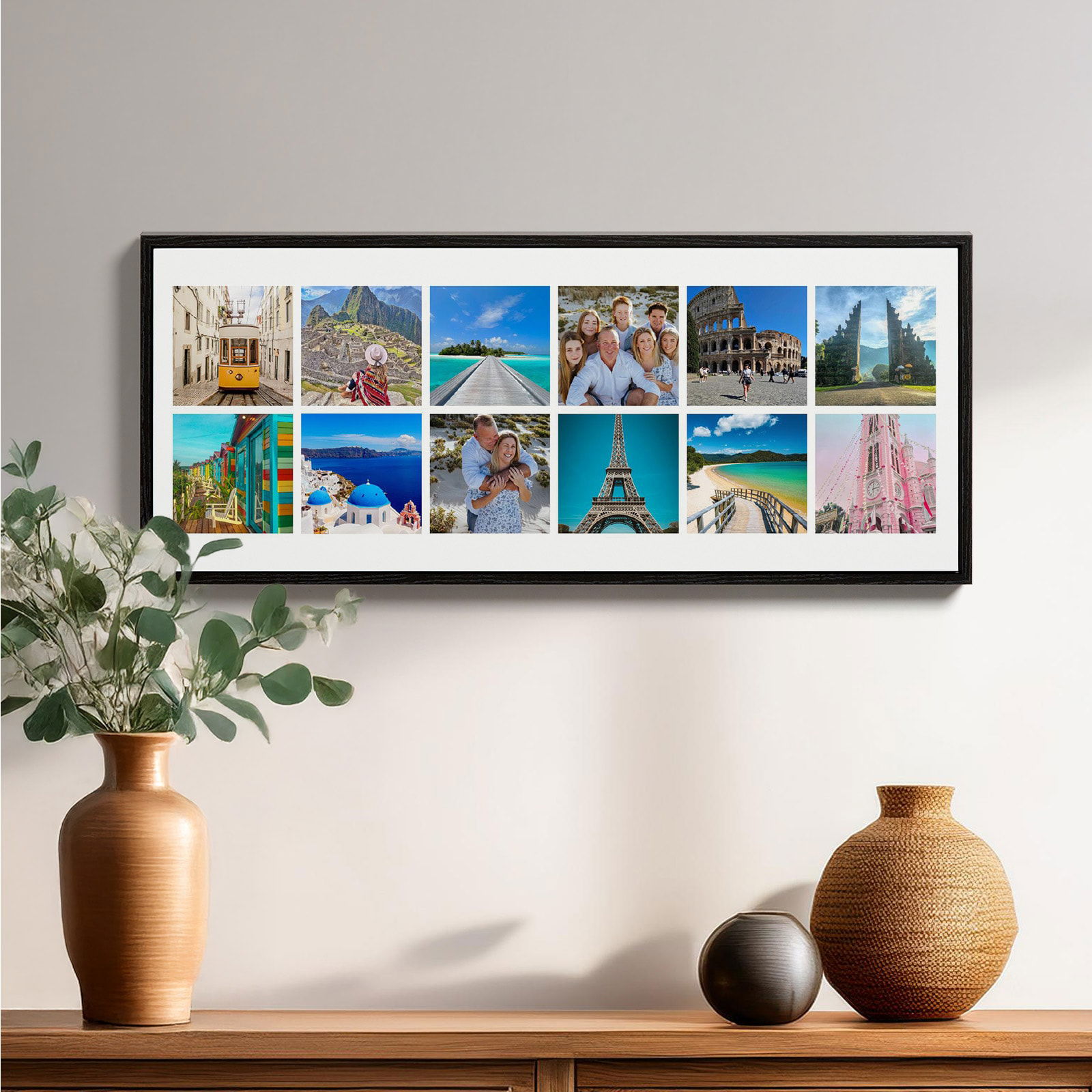 custom photo grid box frame 12 images