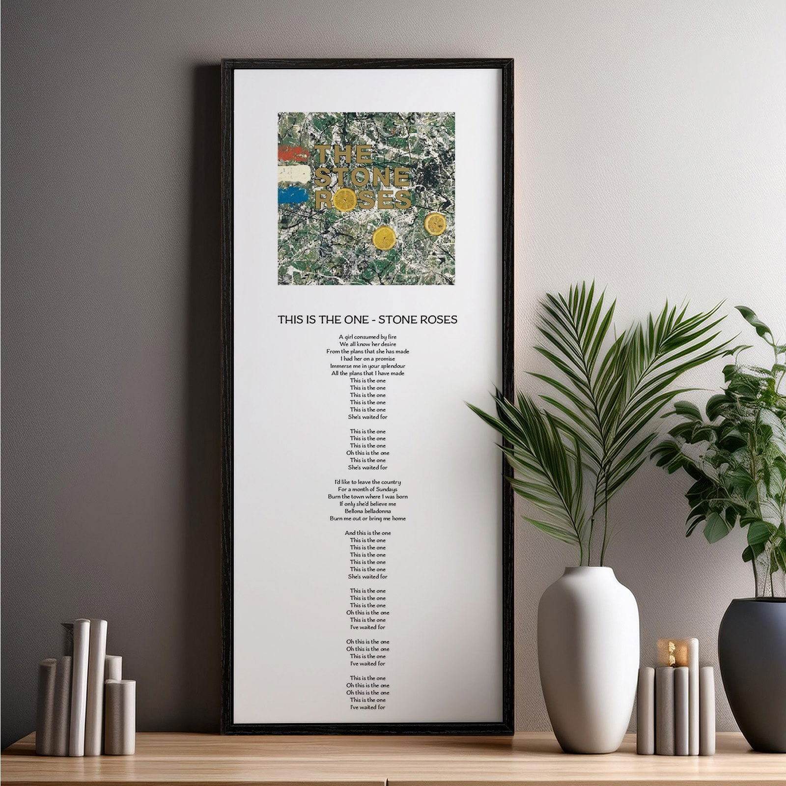 album cover artwork & custom song lyrics picture