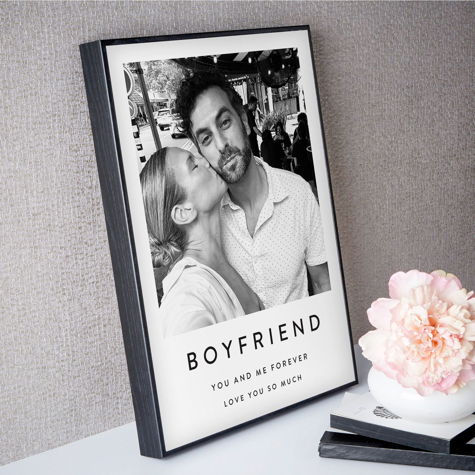 boyfriend gift framed photo