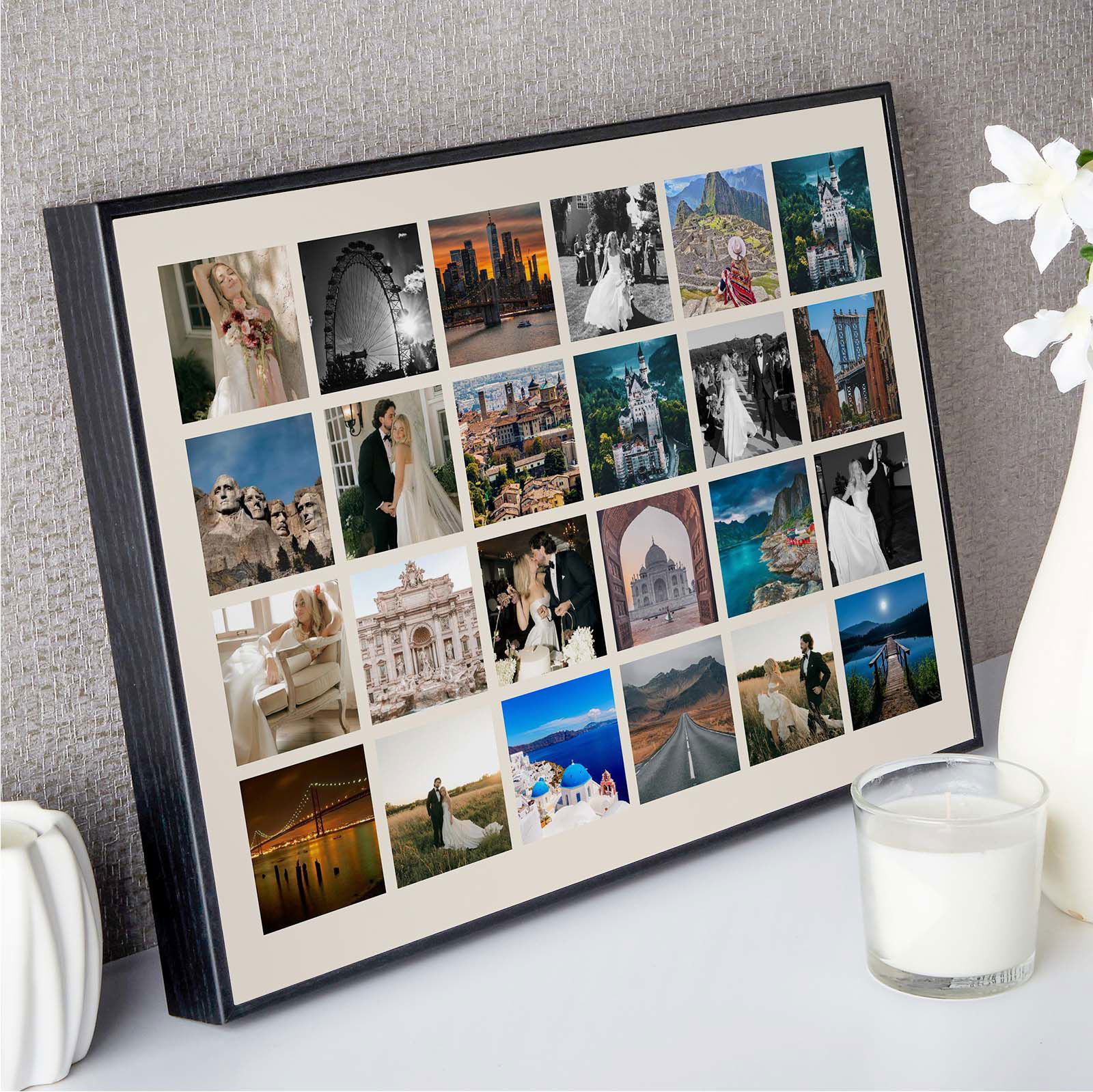 photo grid box frame