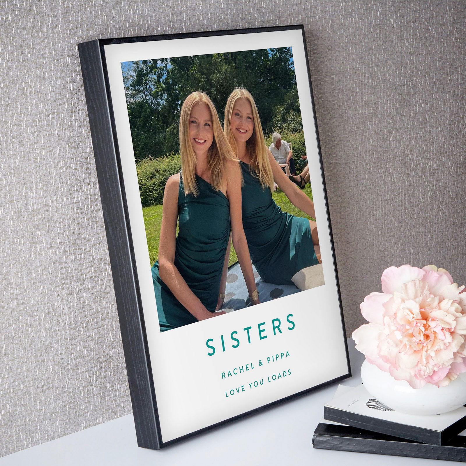 sister custom photo framed gift