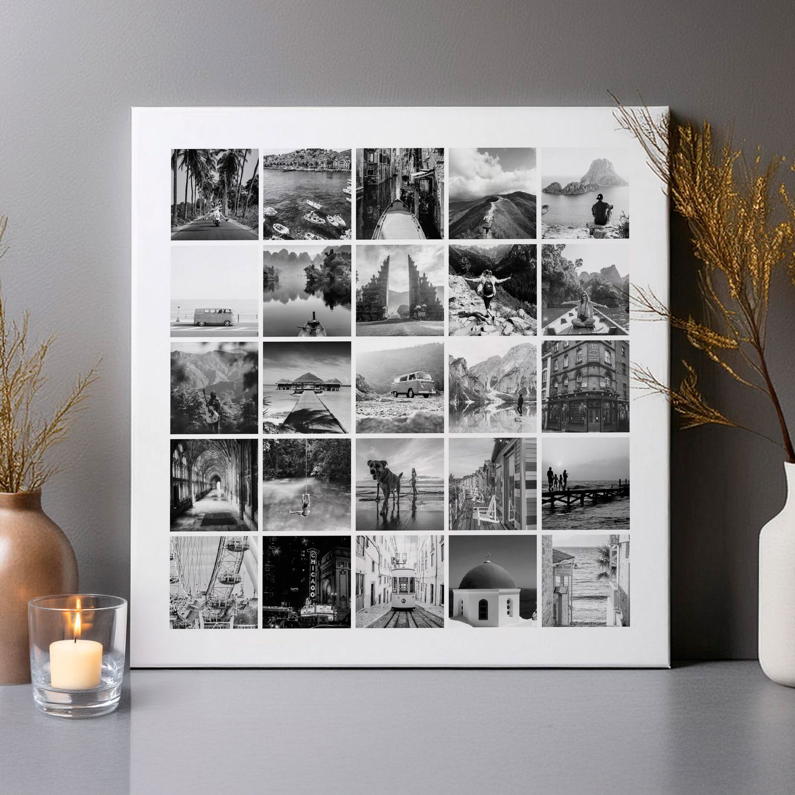 custom photo upload canvas wall art