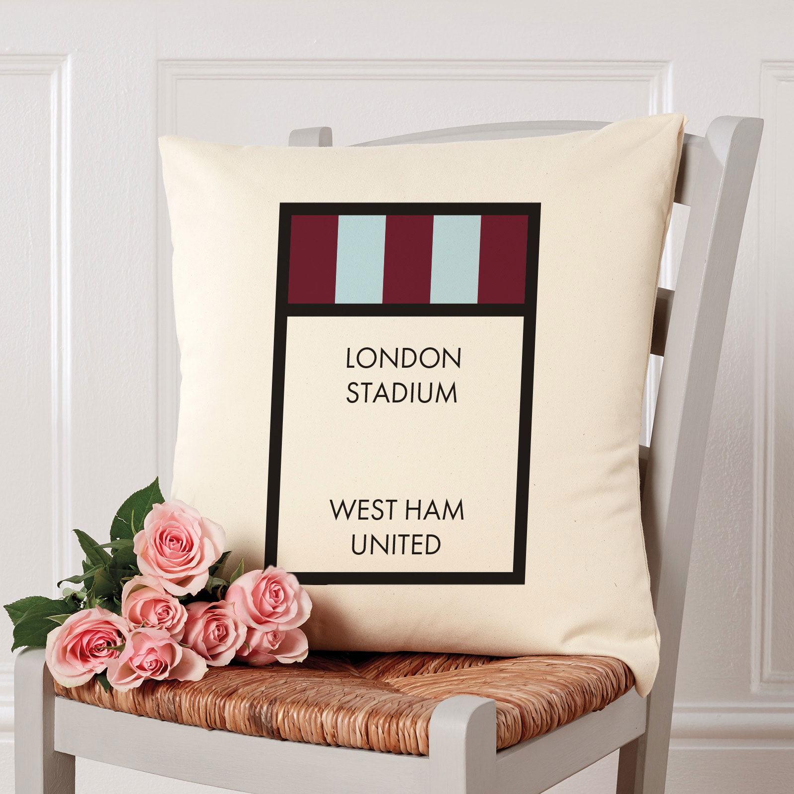 west ham gift custom monopoly cushion