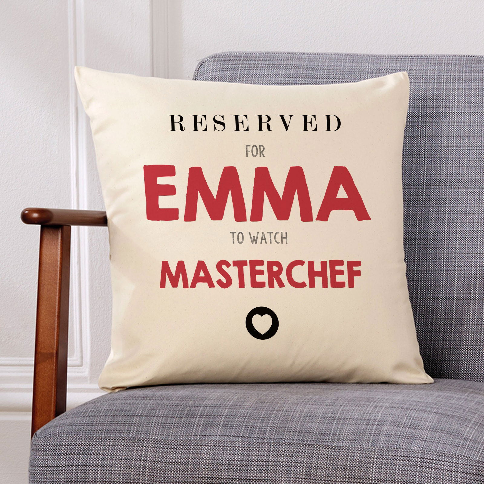 reserved to watch masterchef cushion gift