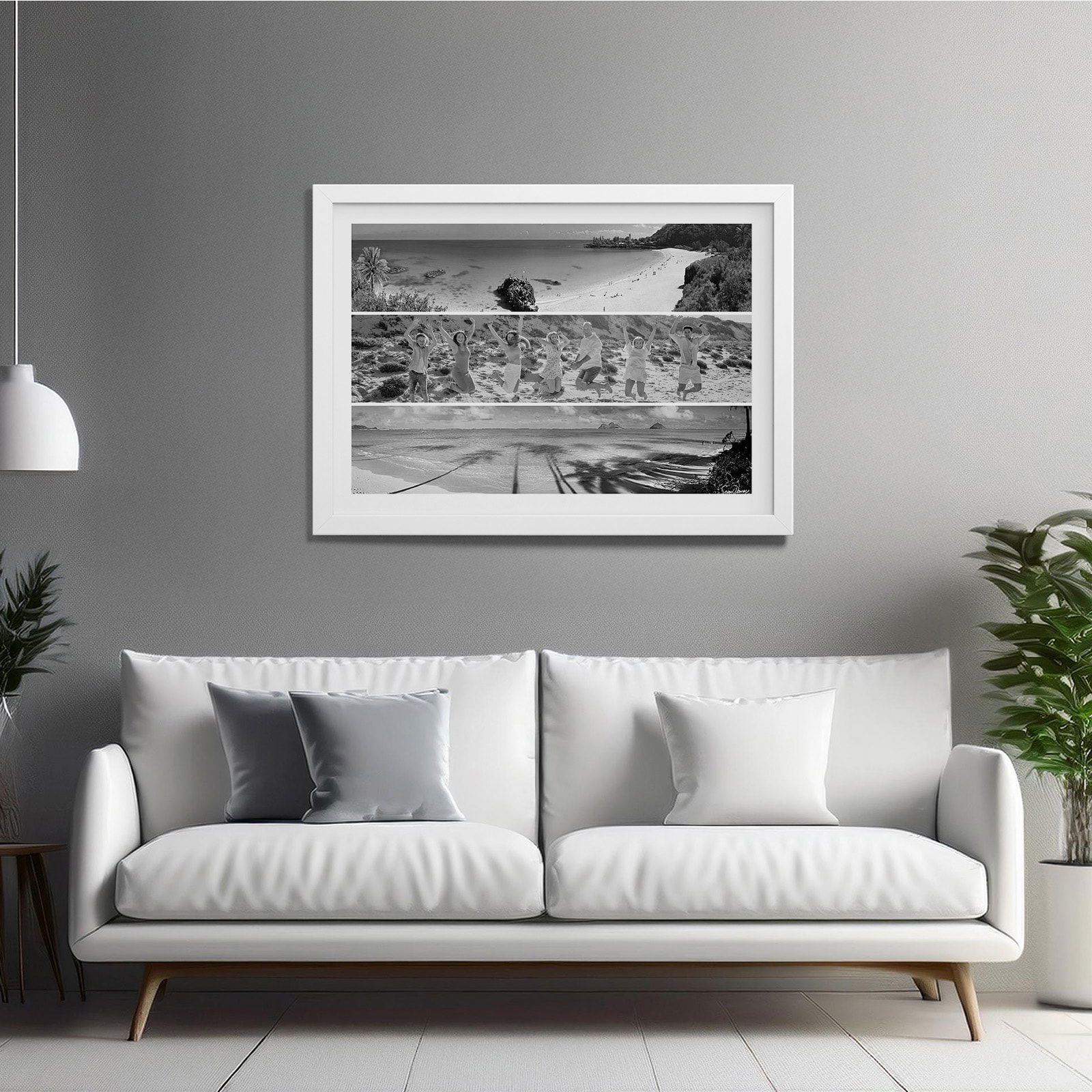landscape framed photo picture 3 images