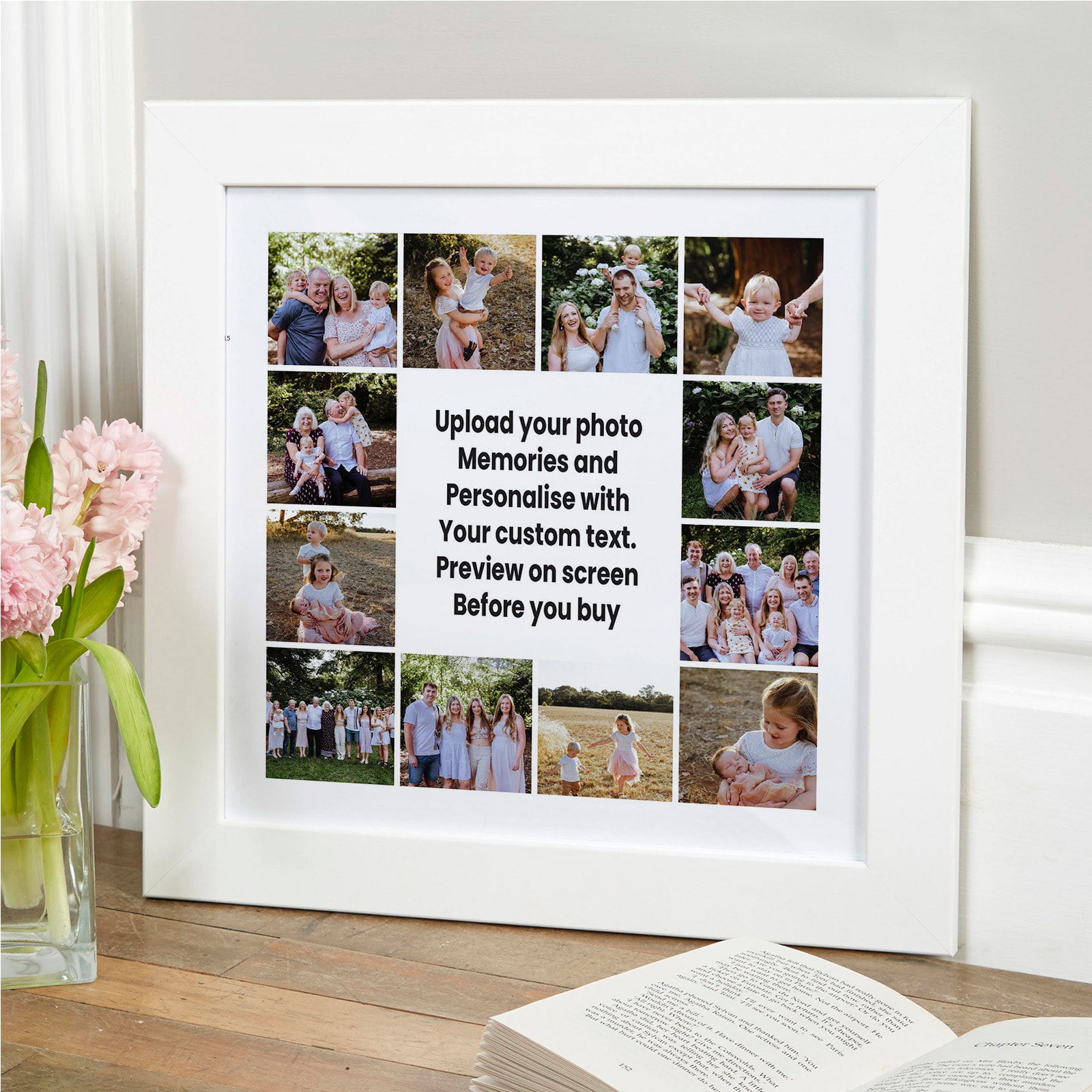 photo collage montage picture custom text