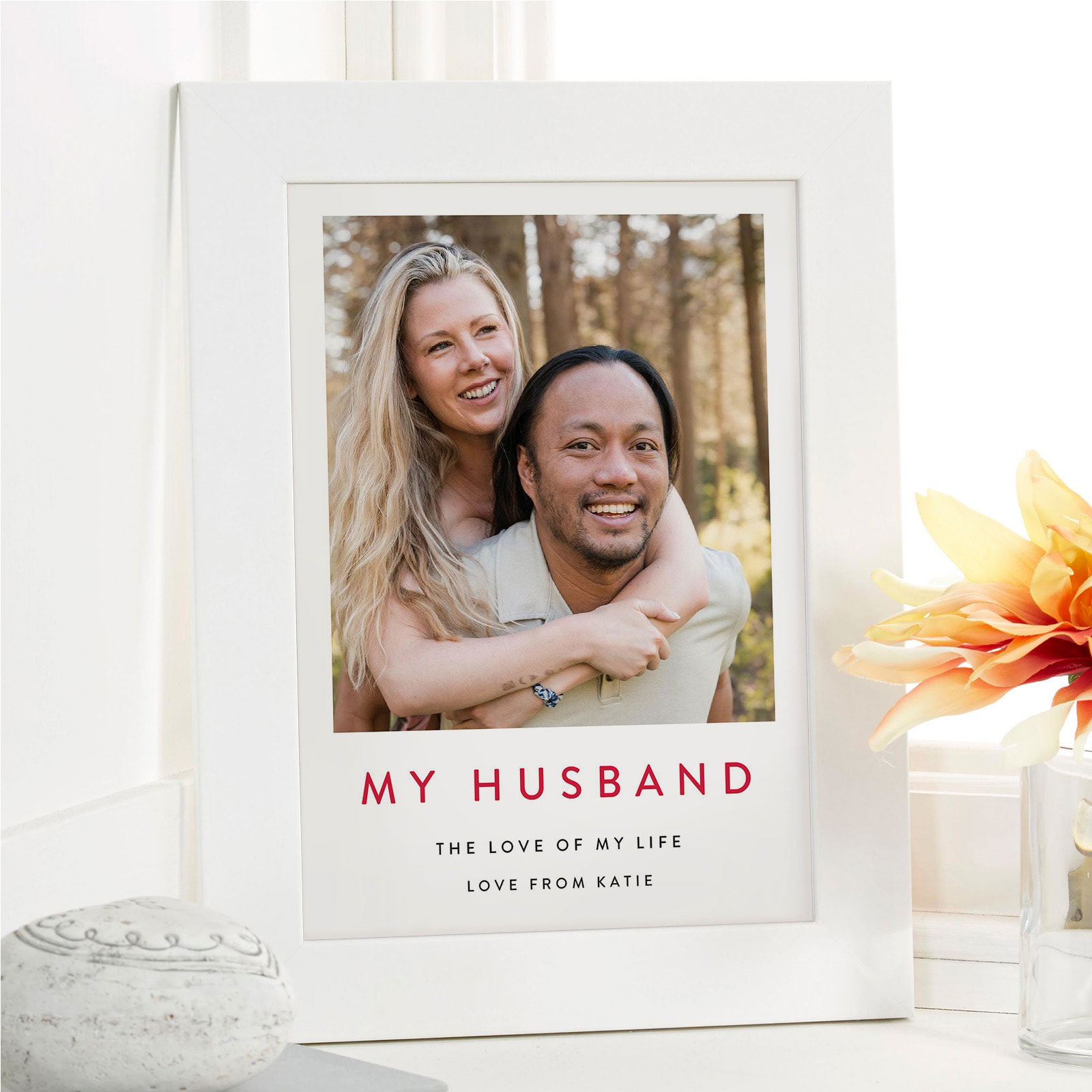 custom photo framed gift husband