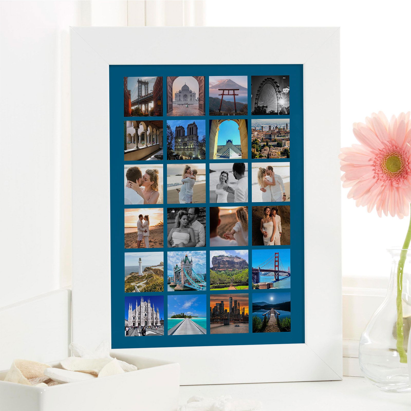 photo collage custom print framed