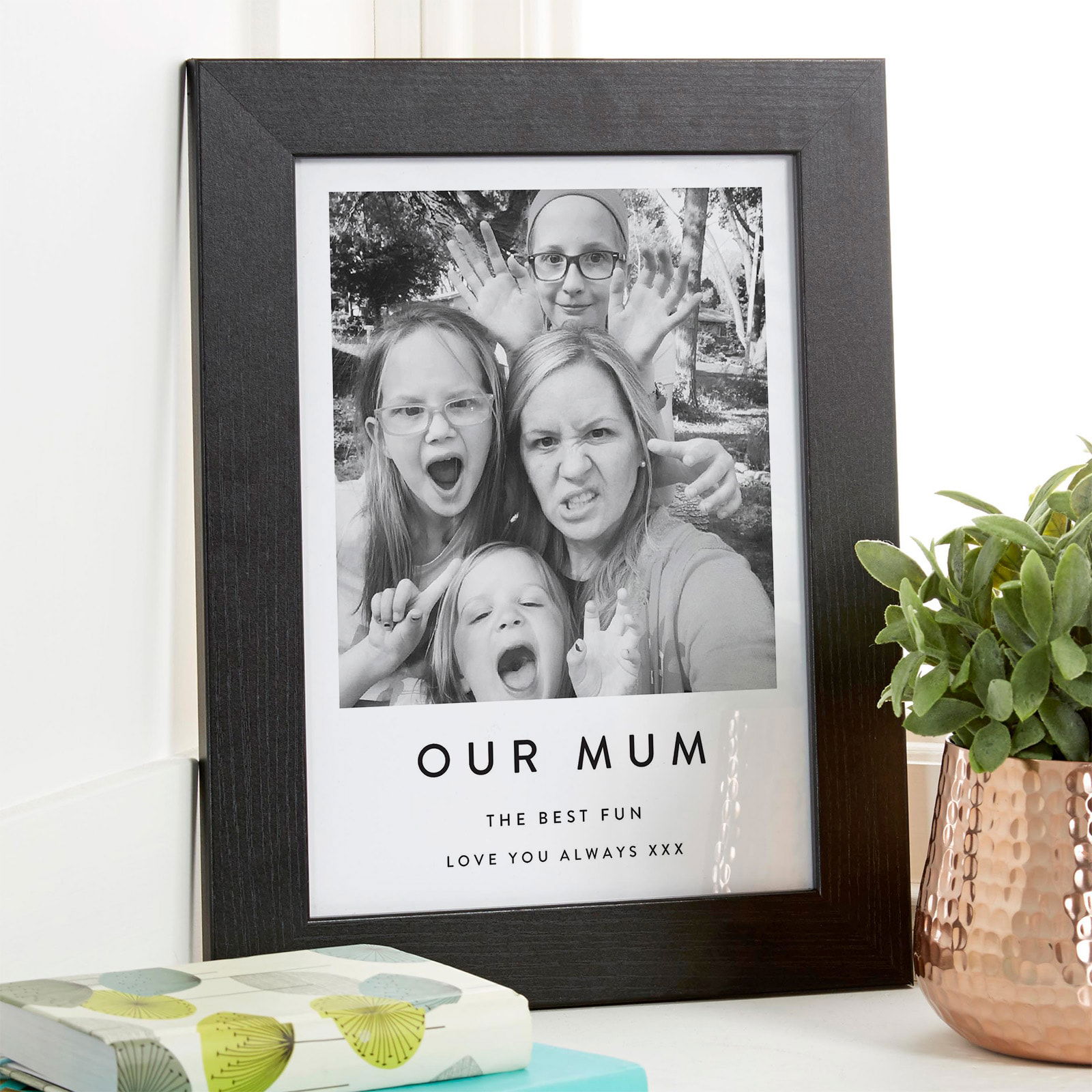 mum gift personalised photo framed print