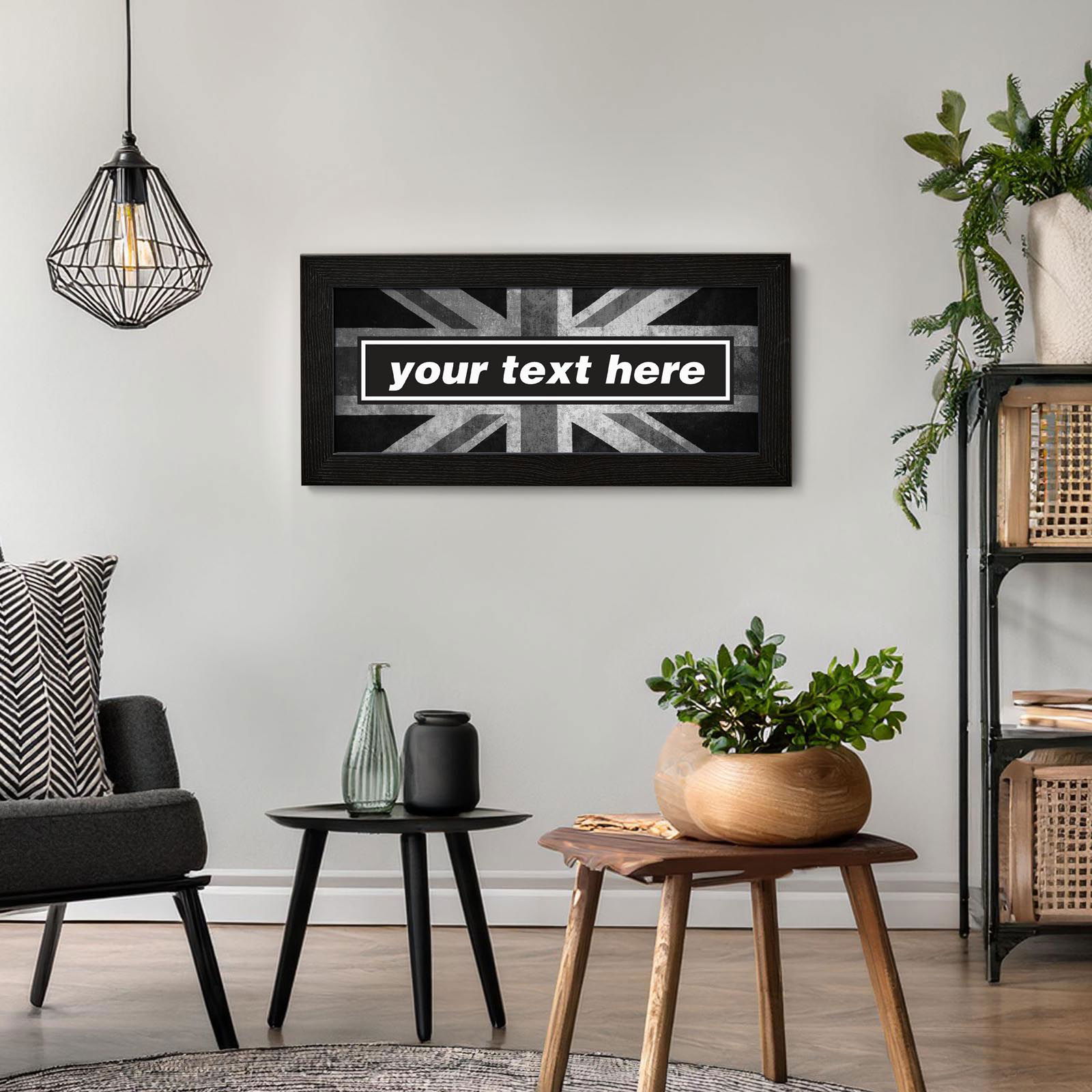 custom oasis logo quote framed print