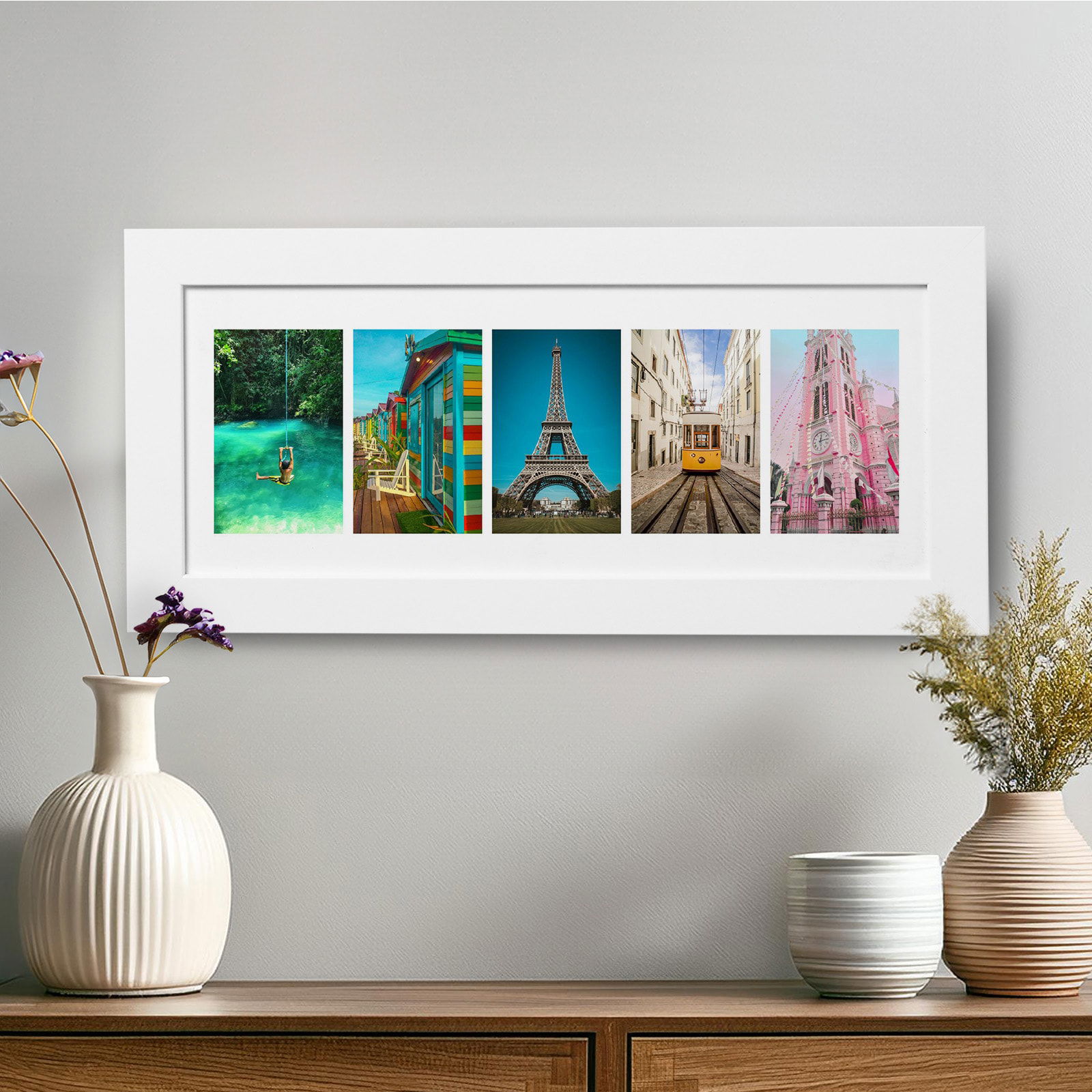 personalised photo picture panoramic 5 images