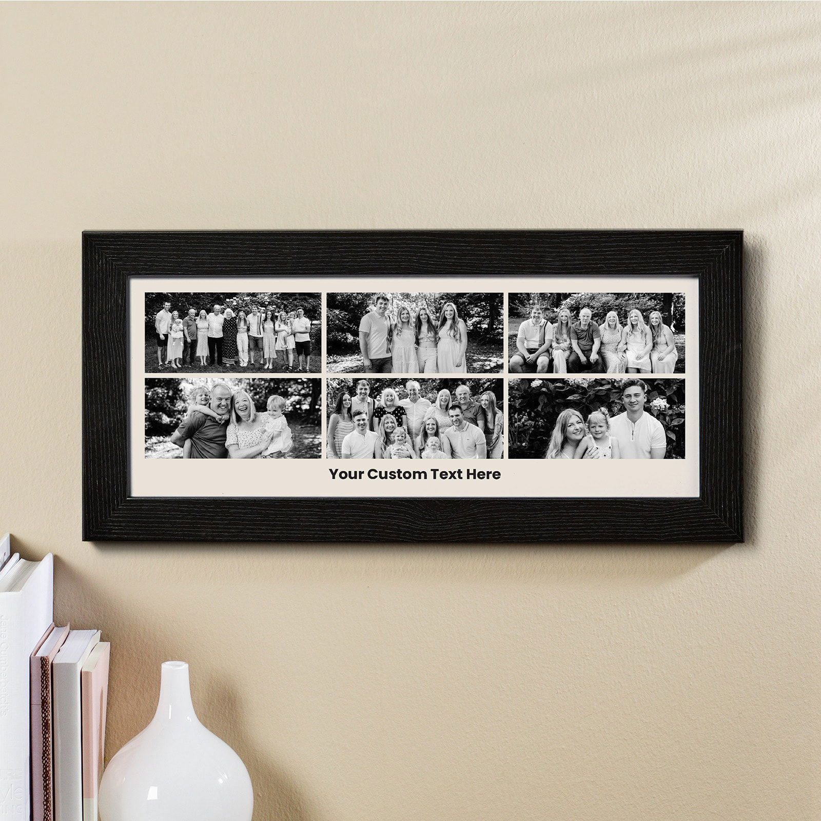 custom 6 photo framed print