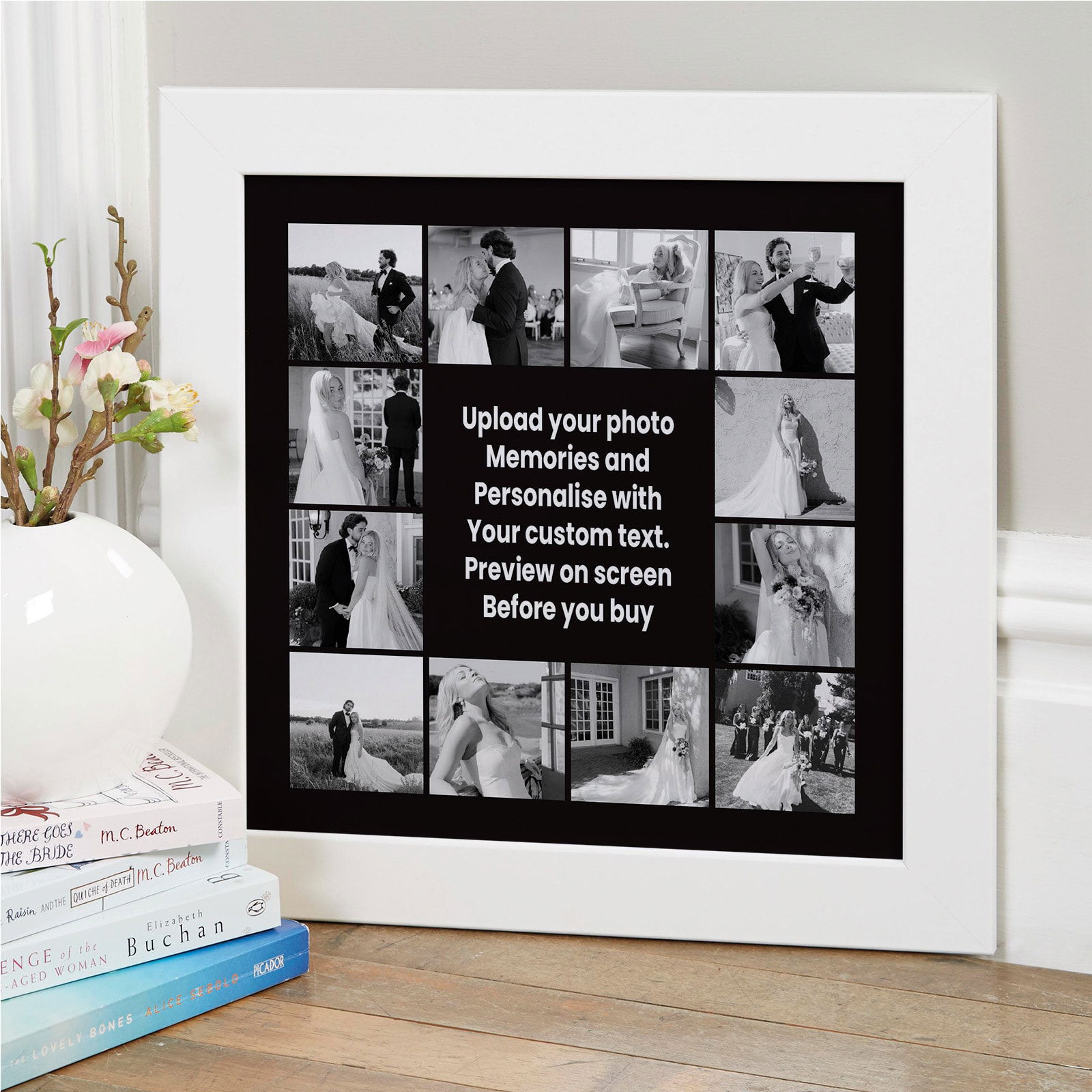 photo montage collage gift with personalised text