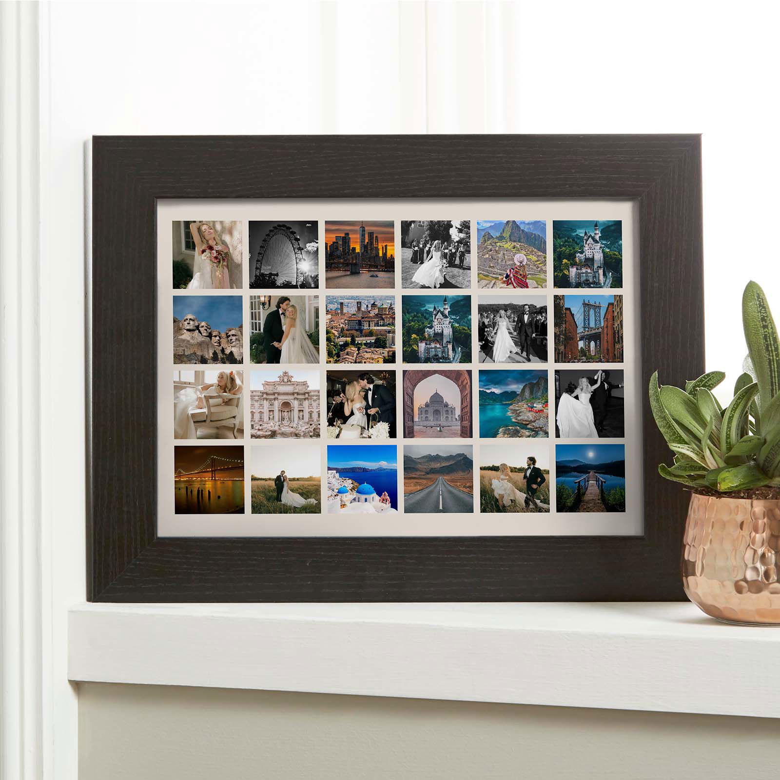 photo montage picture framed 24 images