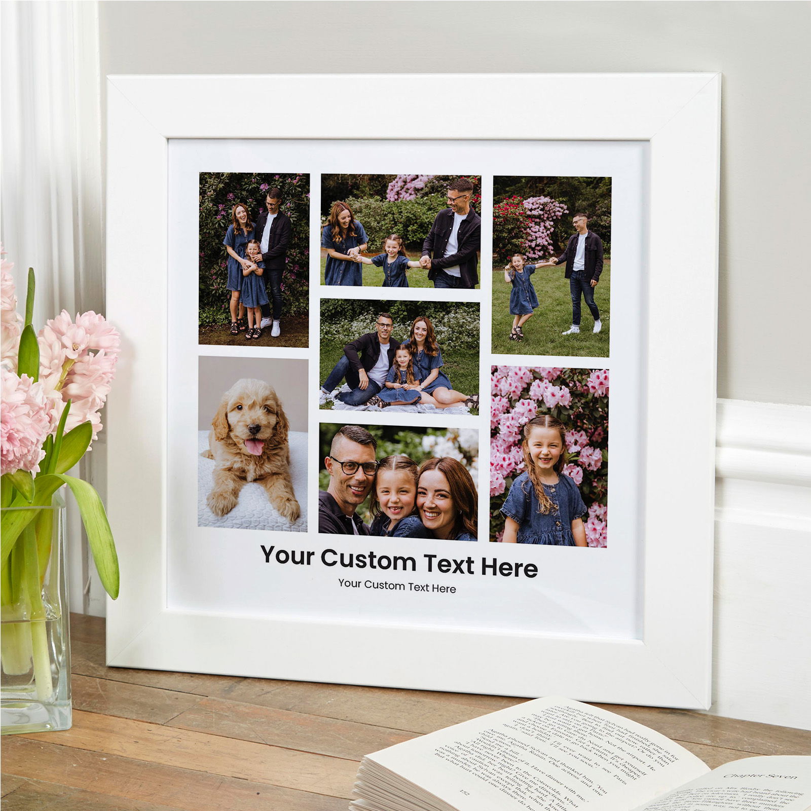 custom photo print multiple images & text