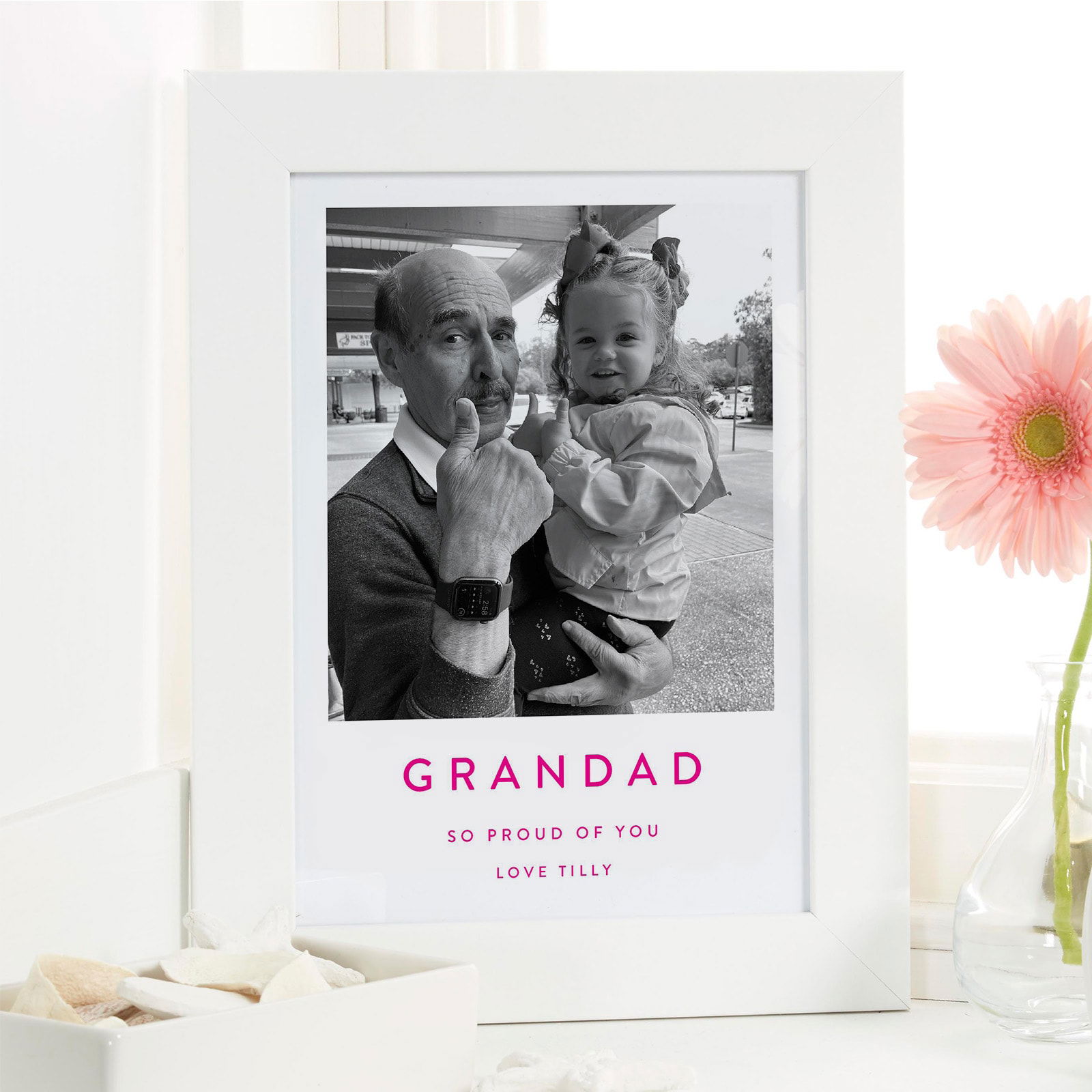 grandad photo gift picture framed