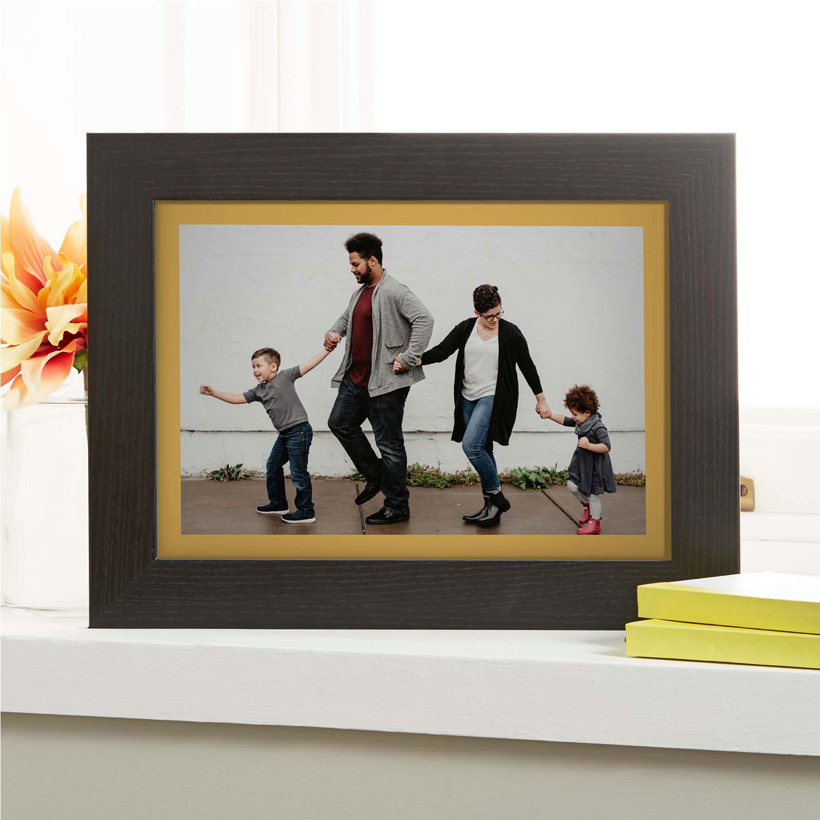 photo print landscape black frame