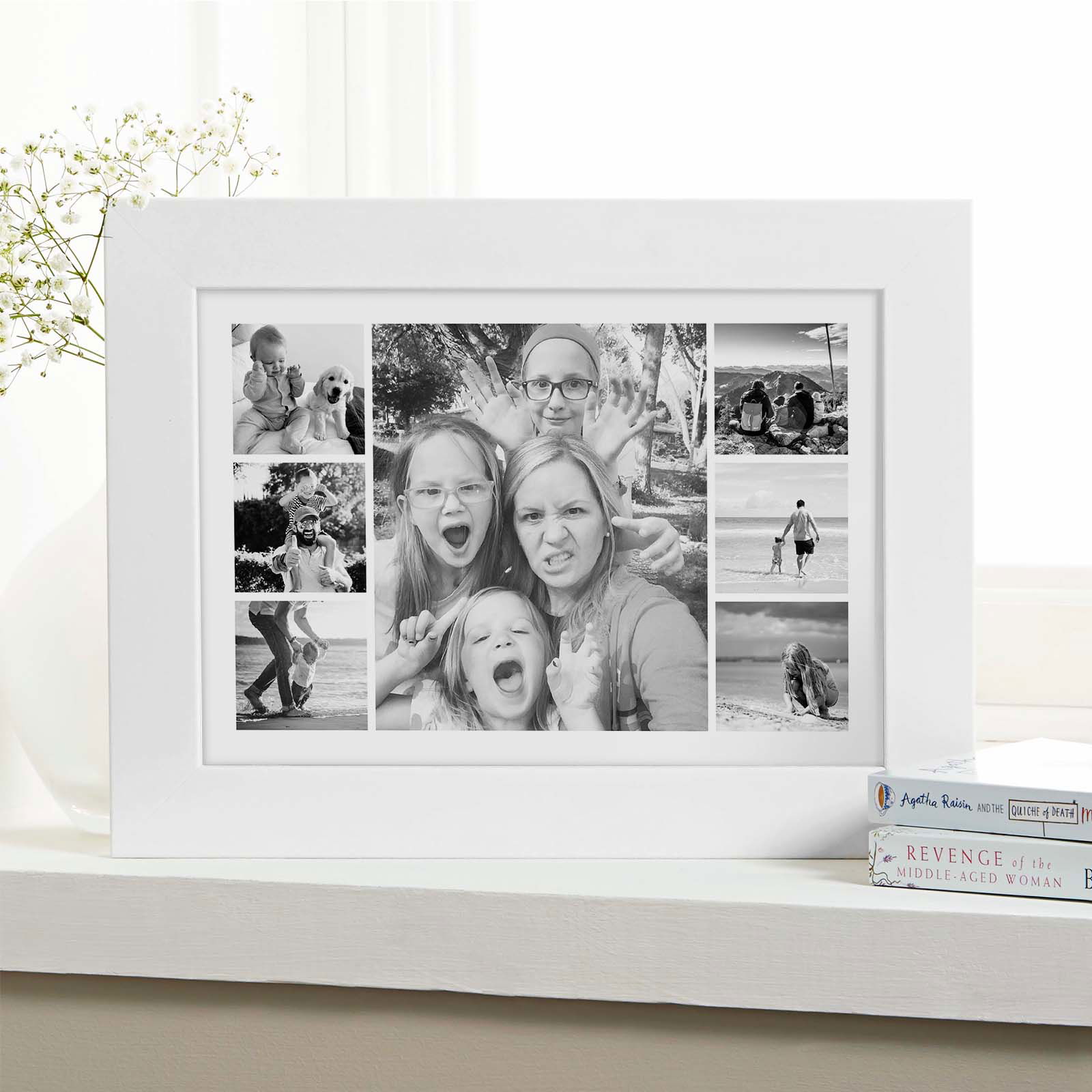 photo collage framed print