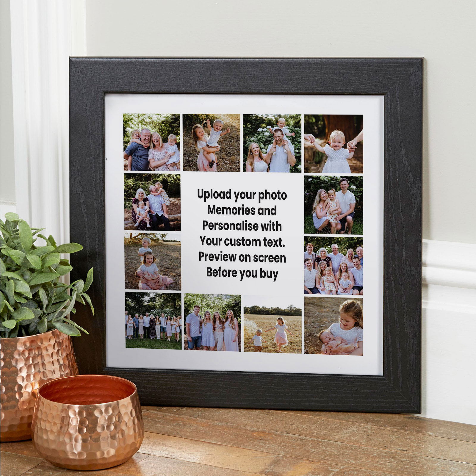Photo montage picture With Custom Text