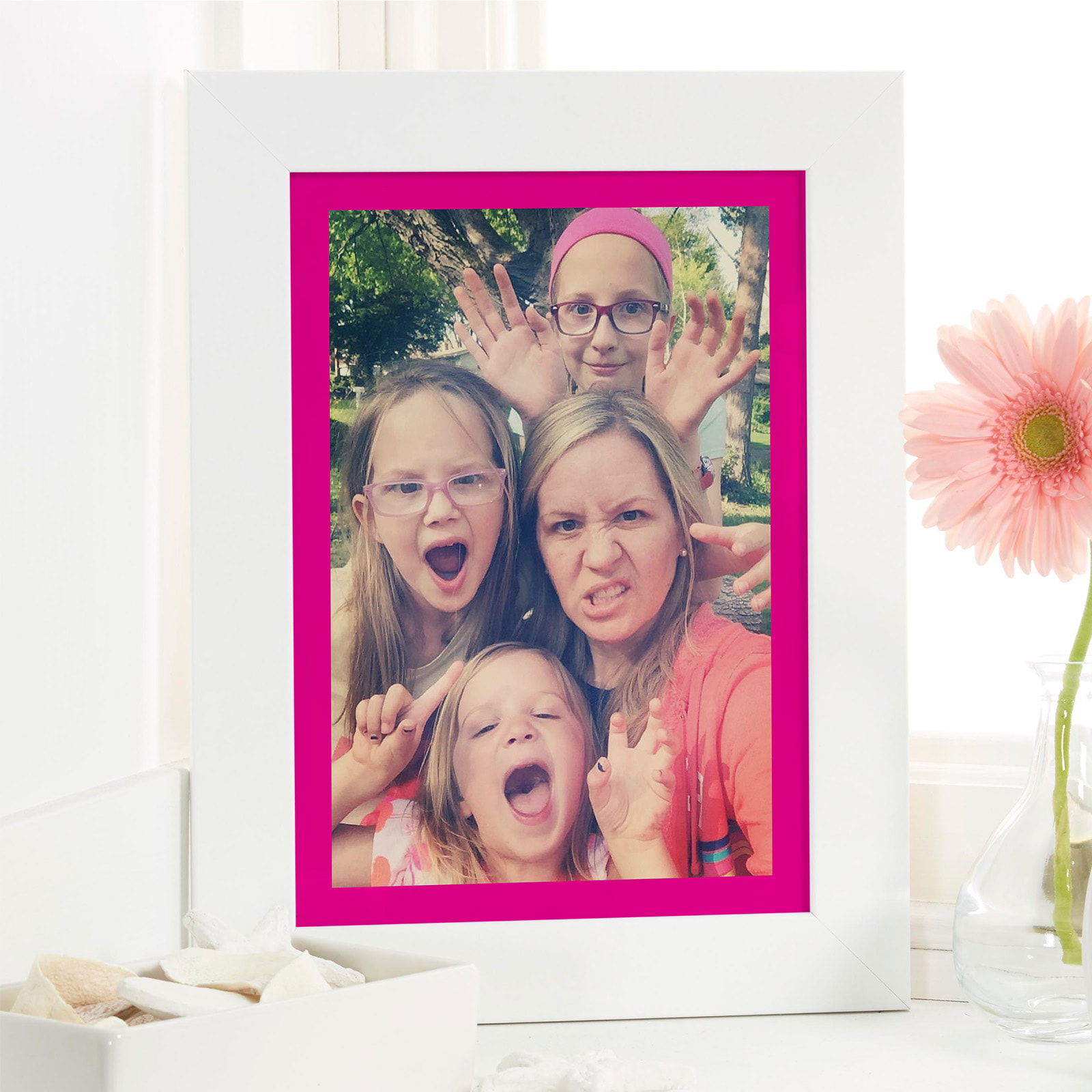 framed custom photo print portrait