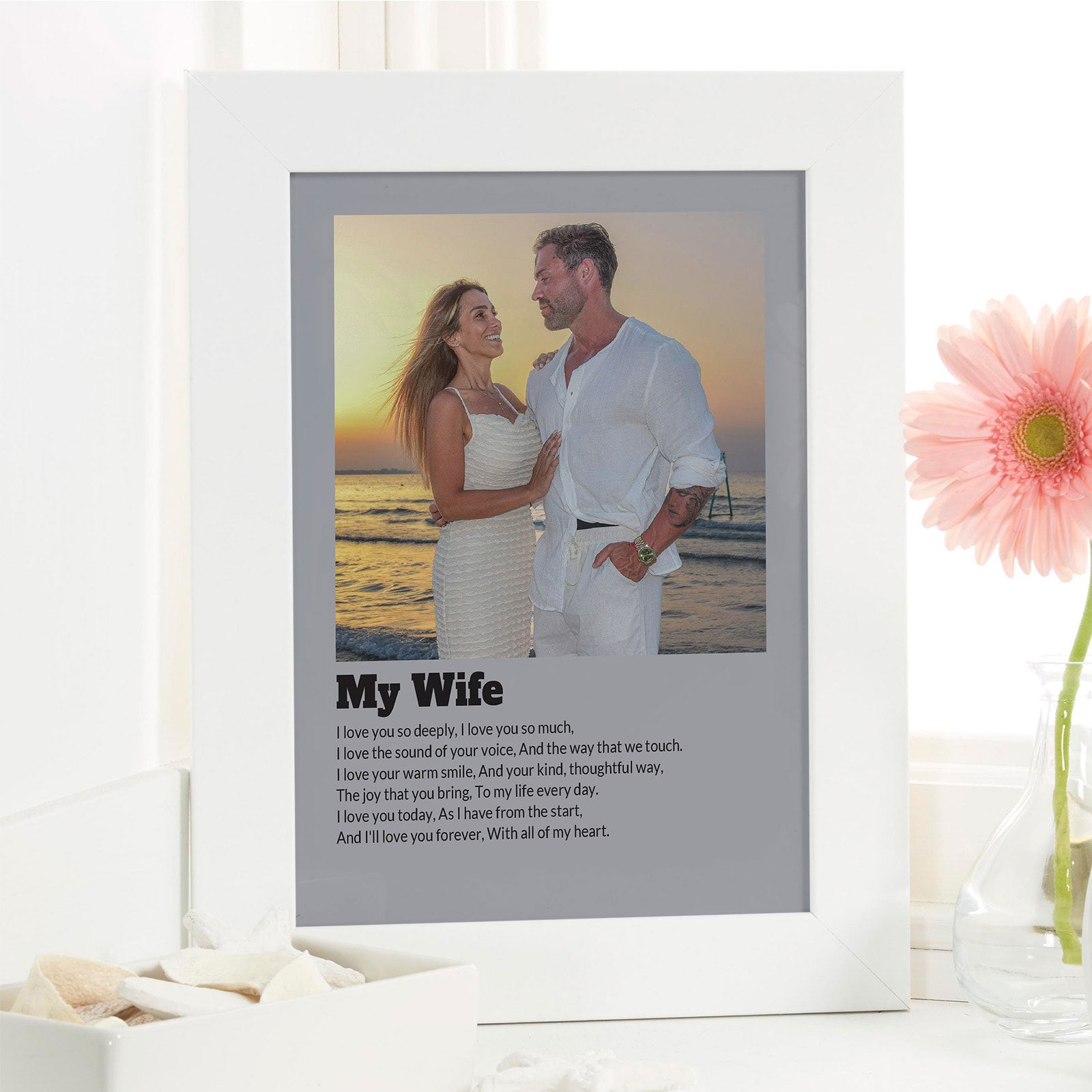 custom wife gift photo wall art