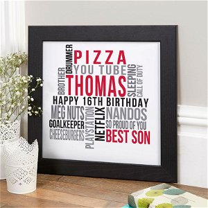 personalised 16th birthday gift for boys