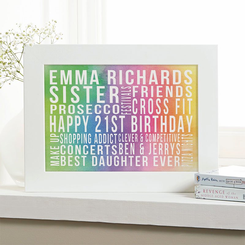 personalised 21st birthday gift for daughter