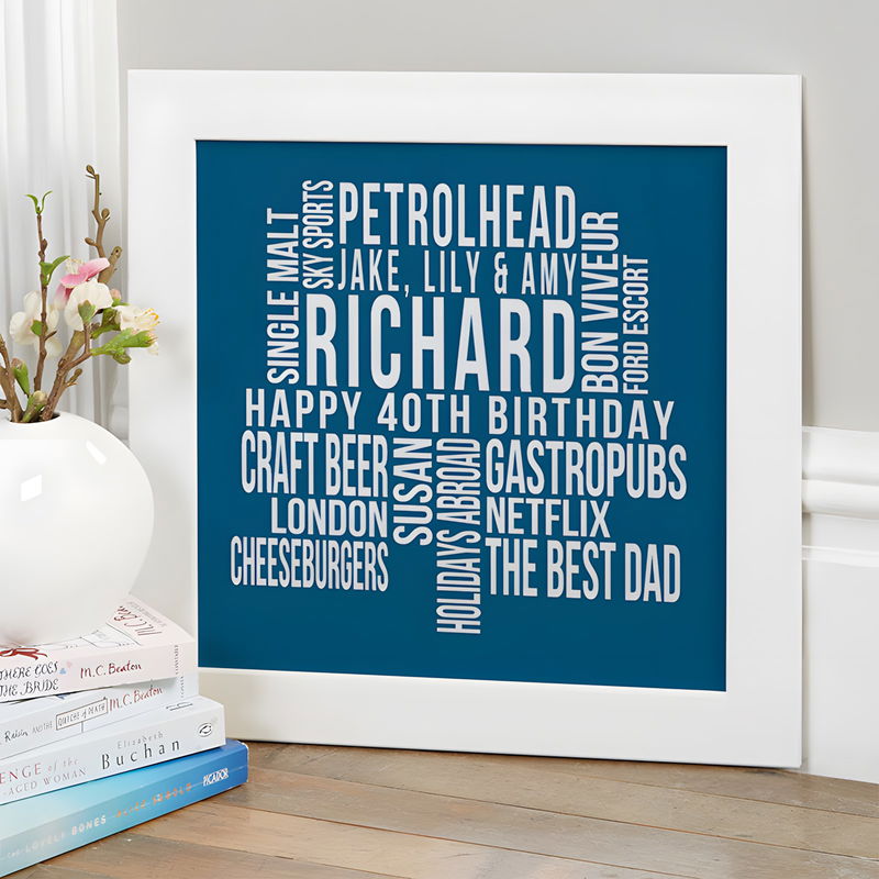 40th Birthday Gifts & Present Ideas For Him | Chatterbox Walls