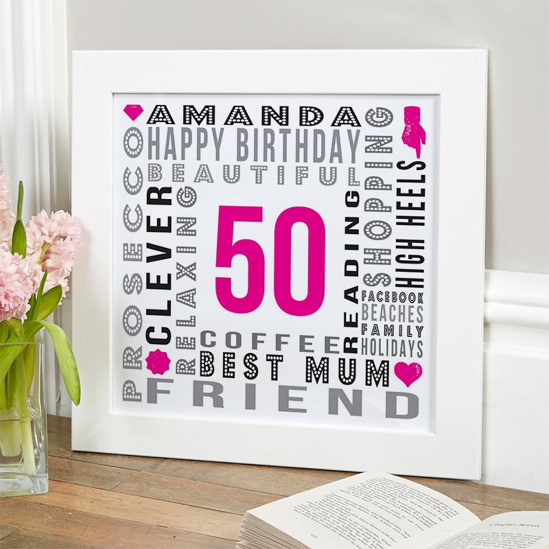 Word Art Mum Aunt,Daughter PRINT ONLY Friend Family Gift Personalised Sister 