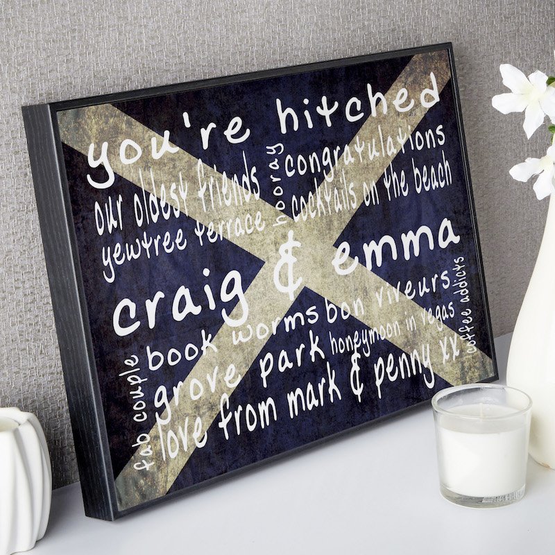 scotland box frame word picture