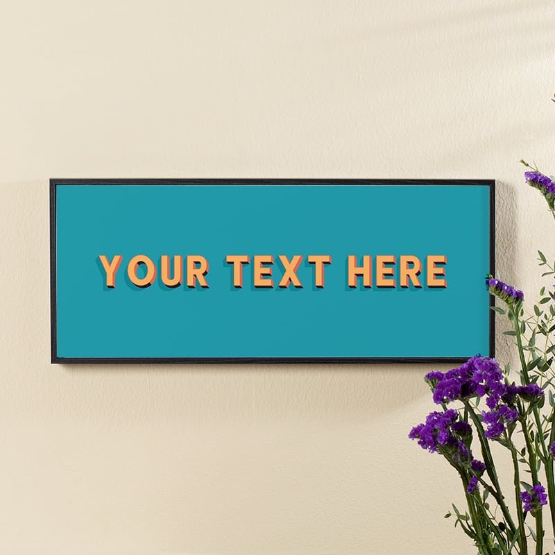 your text here box frame