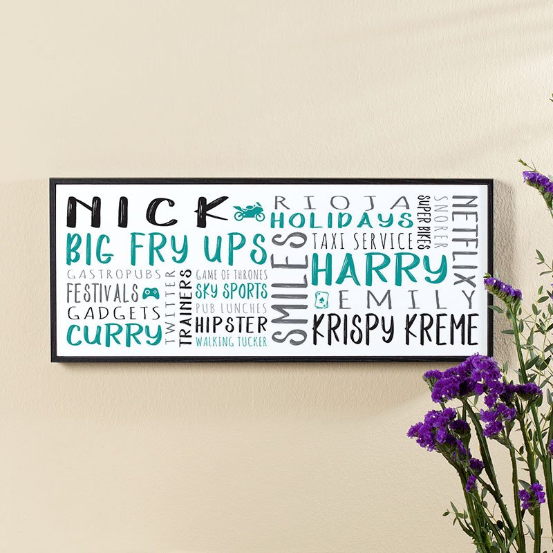 gift ideas personalised words