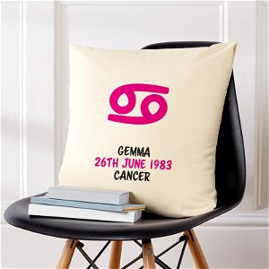 astrology custom cushion cancer