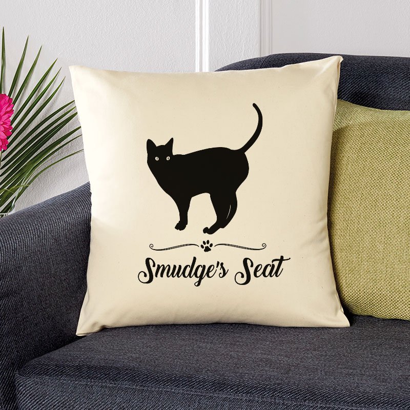 personalised cat cushion