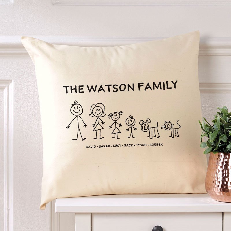 custom cushion family characters