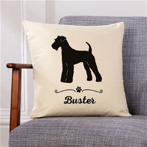 dog name personalised cushion