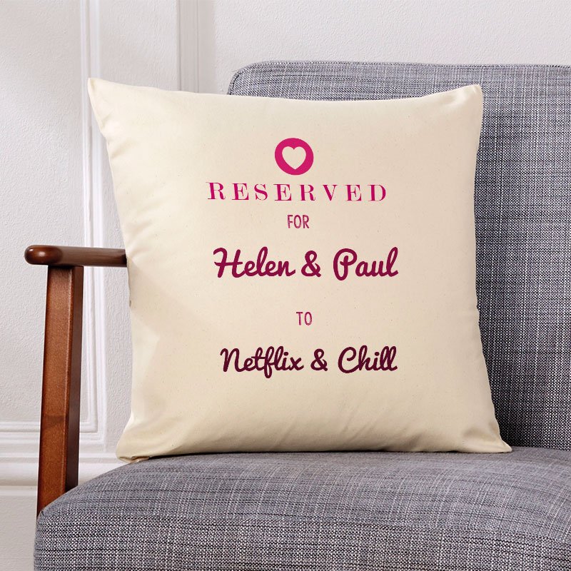 cushion wth your words present