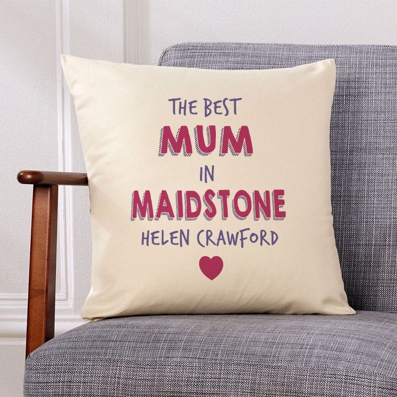 mum personalised cushion gift