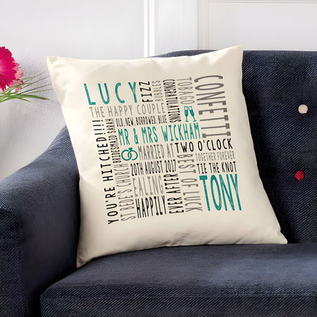 Personalised Cushions With Your Text | High Quality 100% Cotton