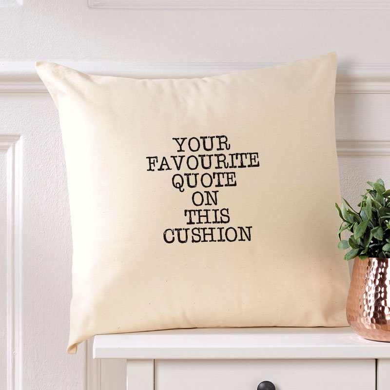 personalised cushion custom quote