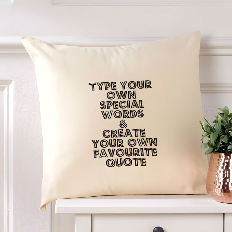 Custom Quote Cushions With Your Words Chatterbox Walls
