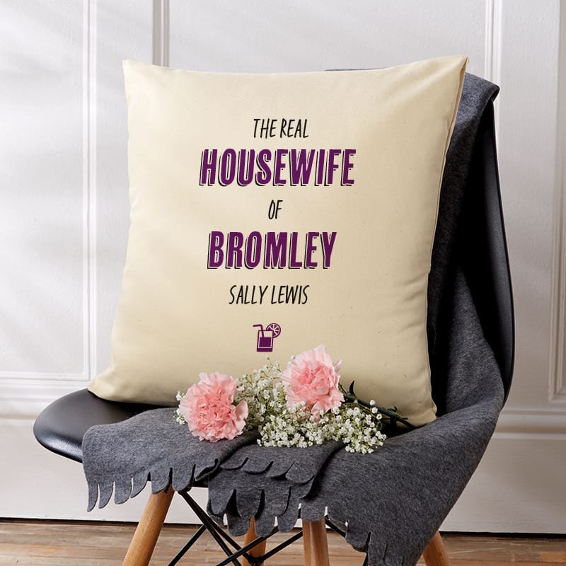 custom gift for her real housewife of cushion
