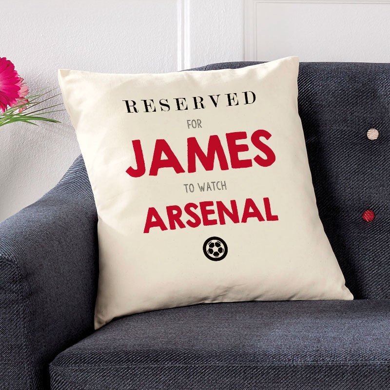 personalised cushion reserved for