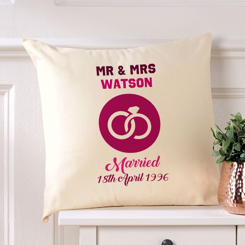 cushions with text personalised