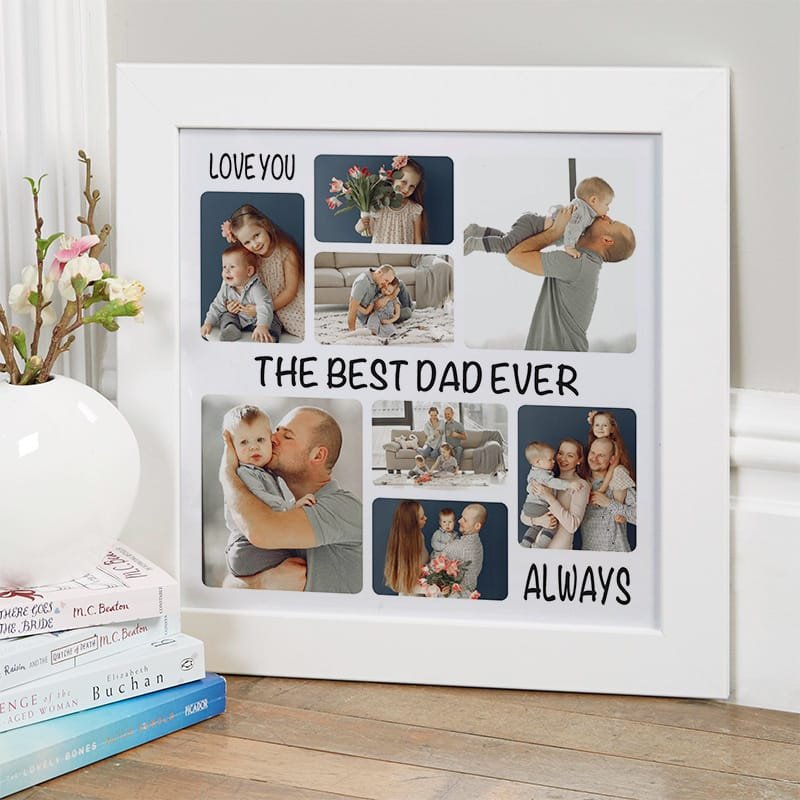 photo wall art gift for dad
