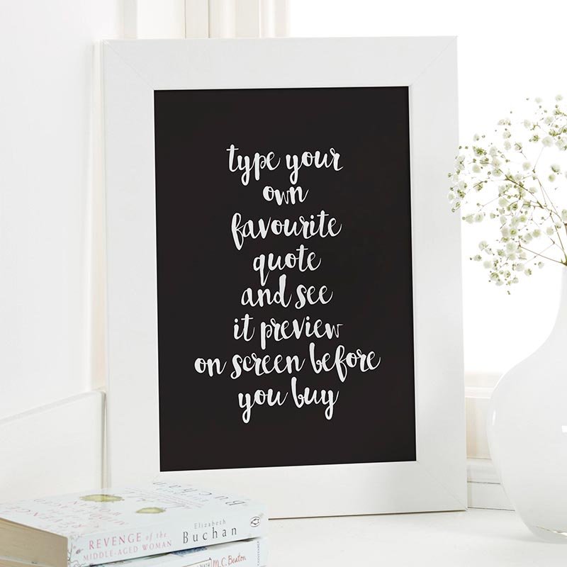 create a quote print
