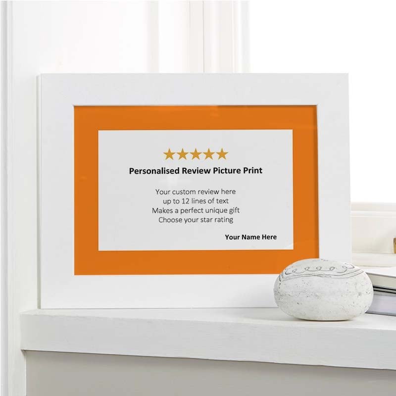 personalised funny review as a gift