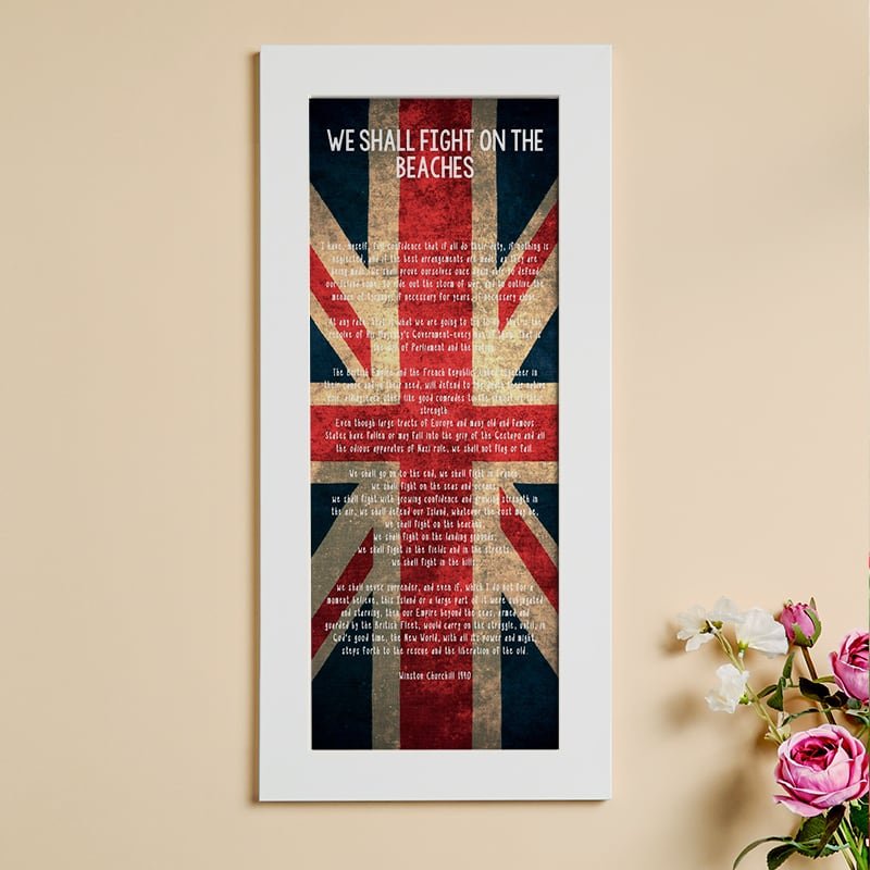 famous speech personalised framed print